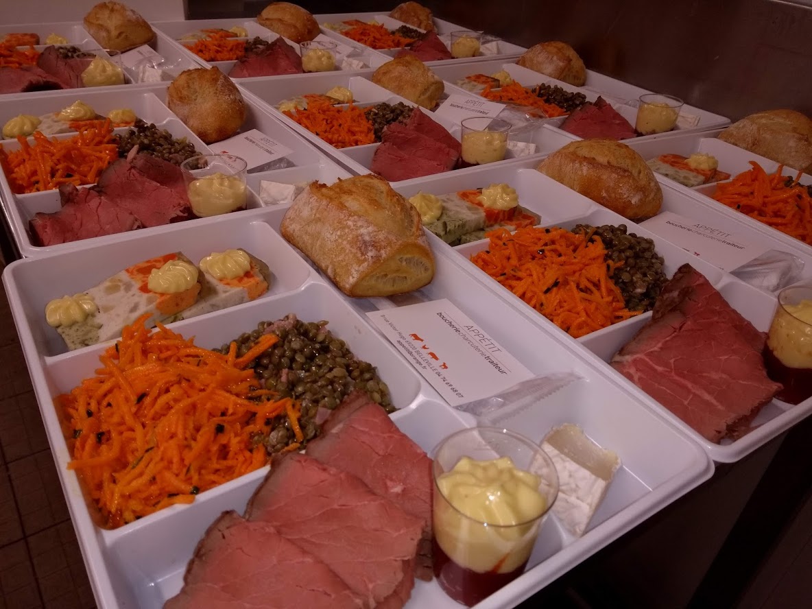 APPETIT BOUCHERIE CHARCUTERIE TRAITEUR plateau repas cocktail d'entreprise