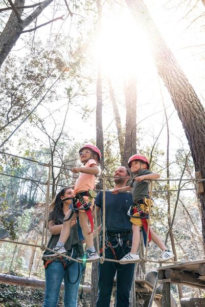 Parcours aventure dans les arbres 