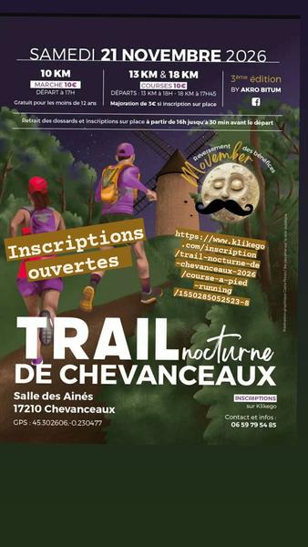 Trail nocturne de Chevanceaux