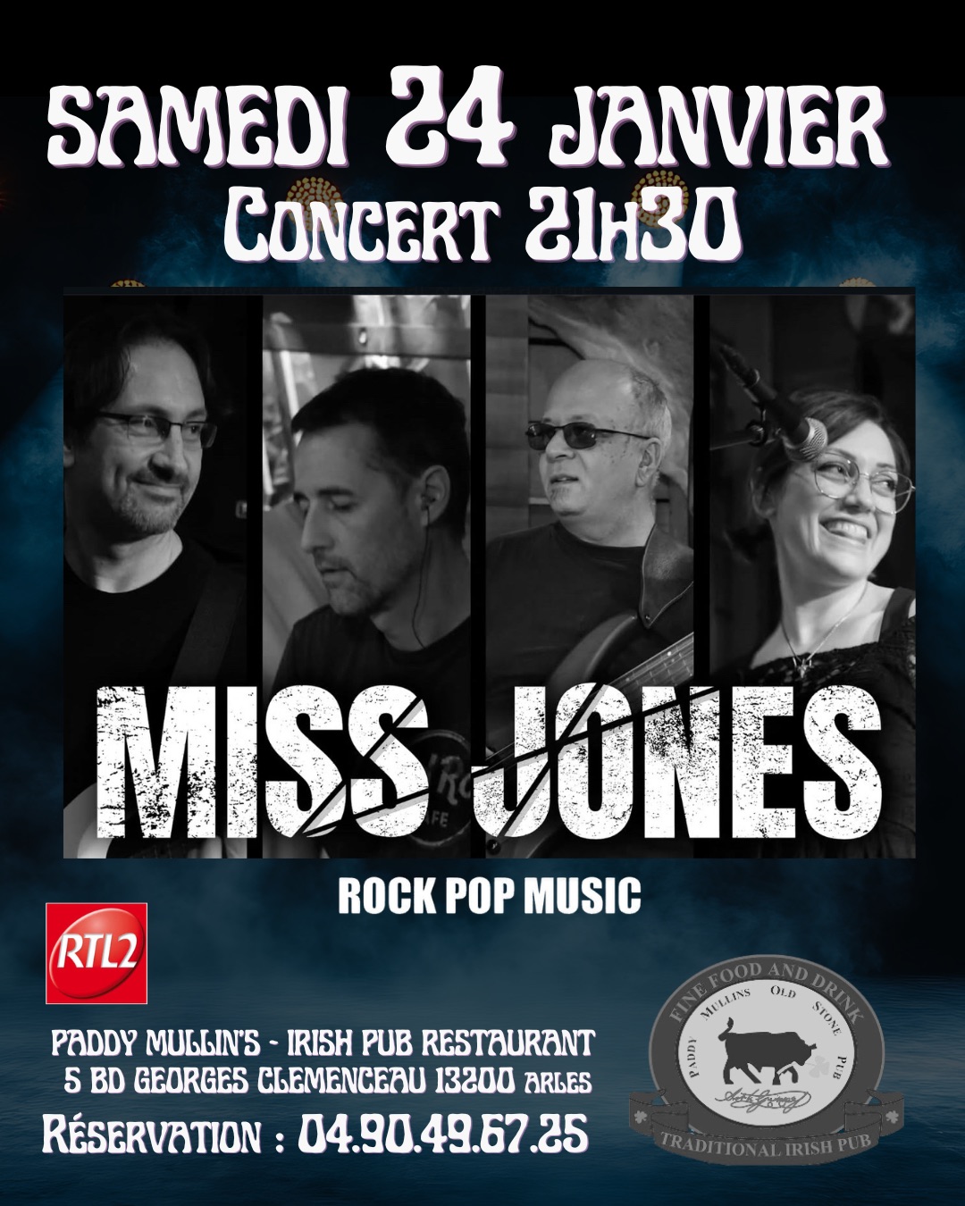 Concert – Miss Jones au Paddy