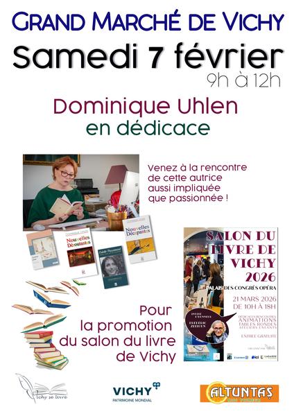 Séance de dédicace de Dominique Uhlen