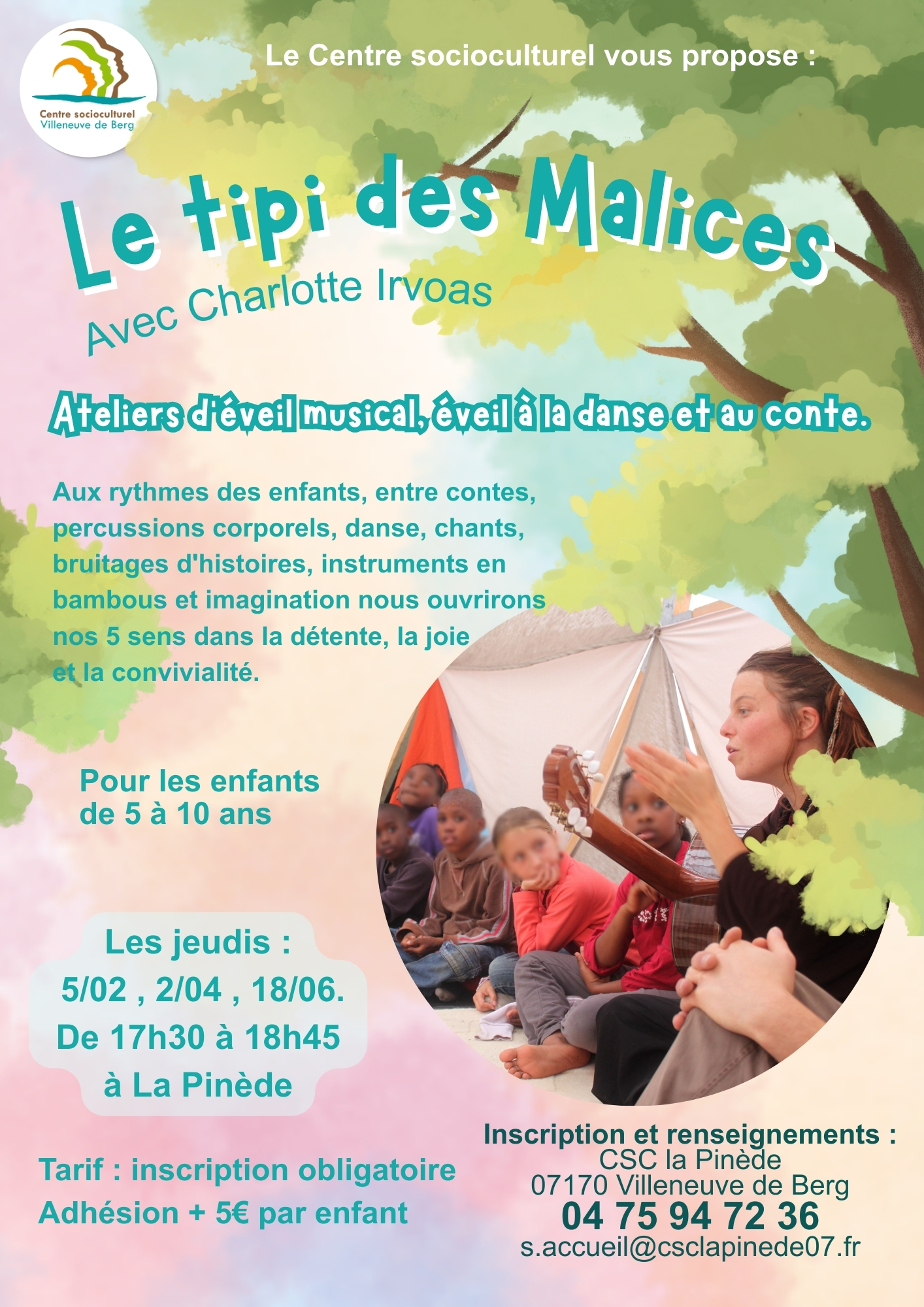 Eveil musical avec Charlotte Ivroas