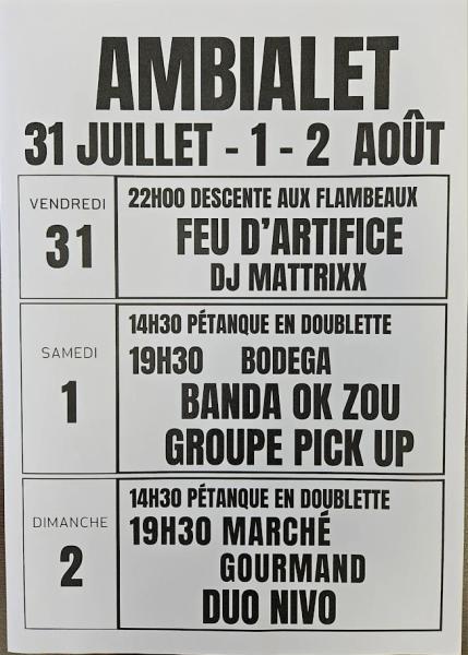 Ambialet en fête !