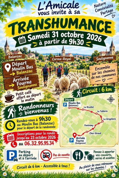 Transhumance Samedi 31 octobre