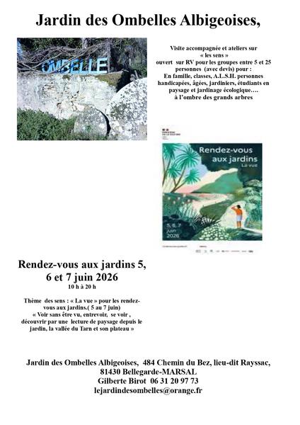 Rendez-vous aux jardins : Visite accompagnée du Jardin des ombelles albigeoises