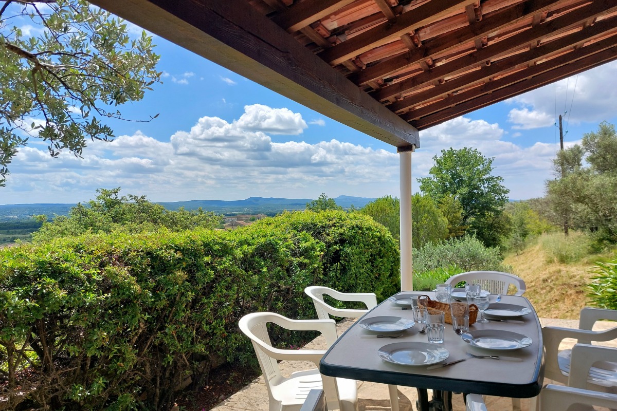 Terrasse avec vue panoramique