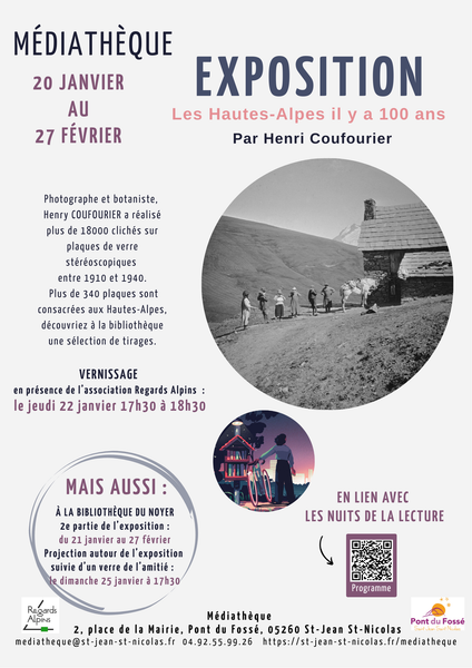 Exposition 'Les Hautes-Alpes il y a 100 ans'_Saint-Jean-Saint-Nicolas
