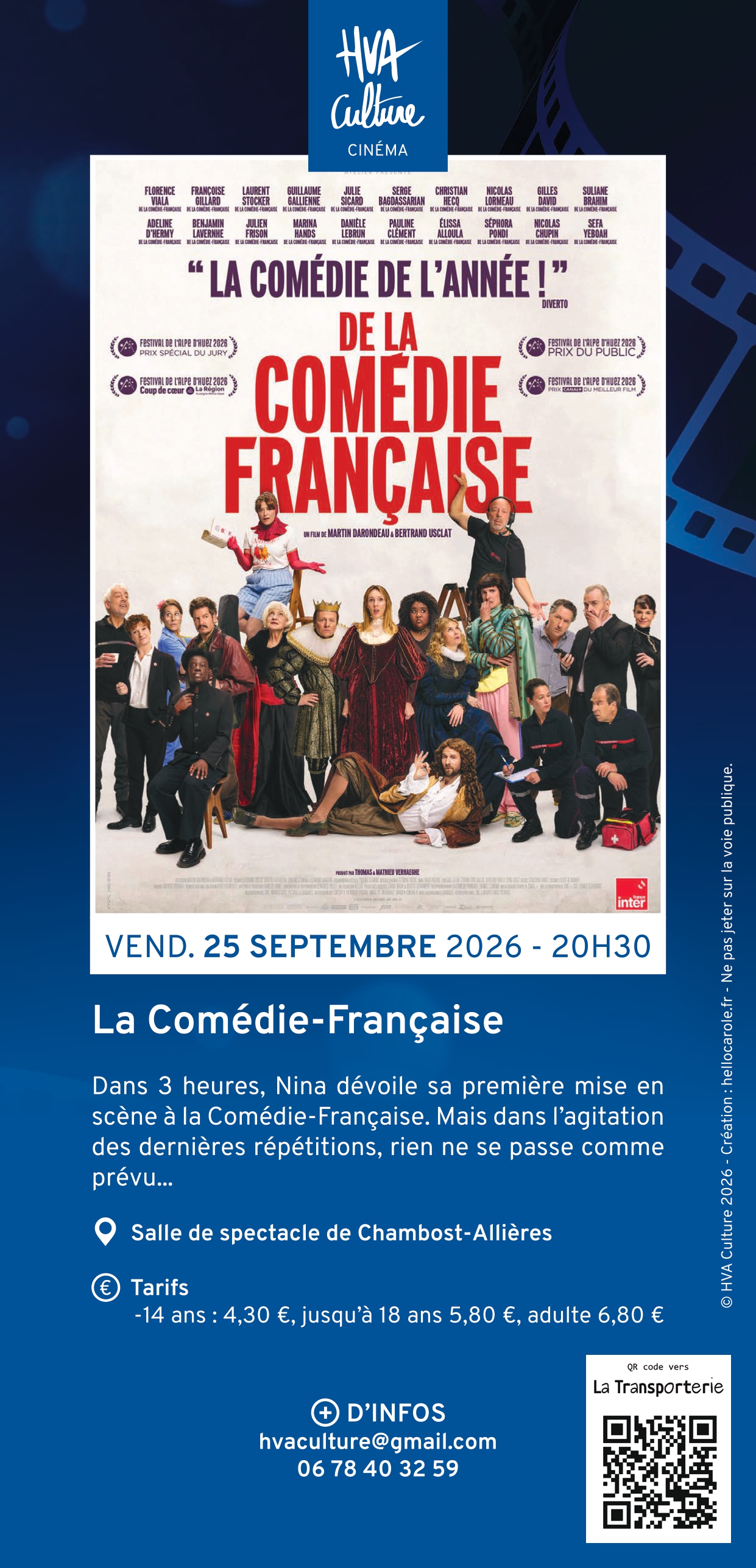 Flyer cinéma,