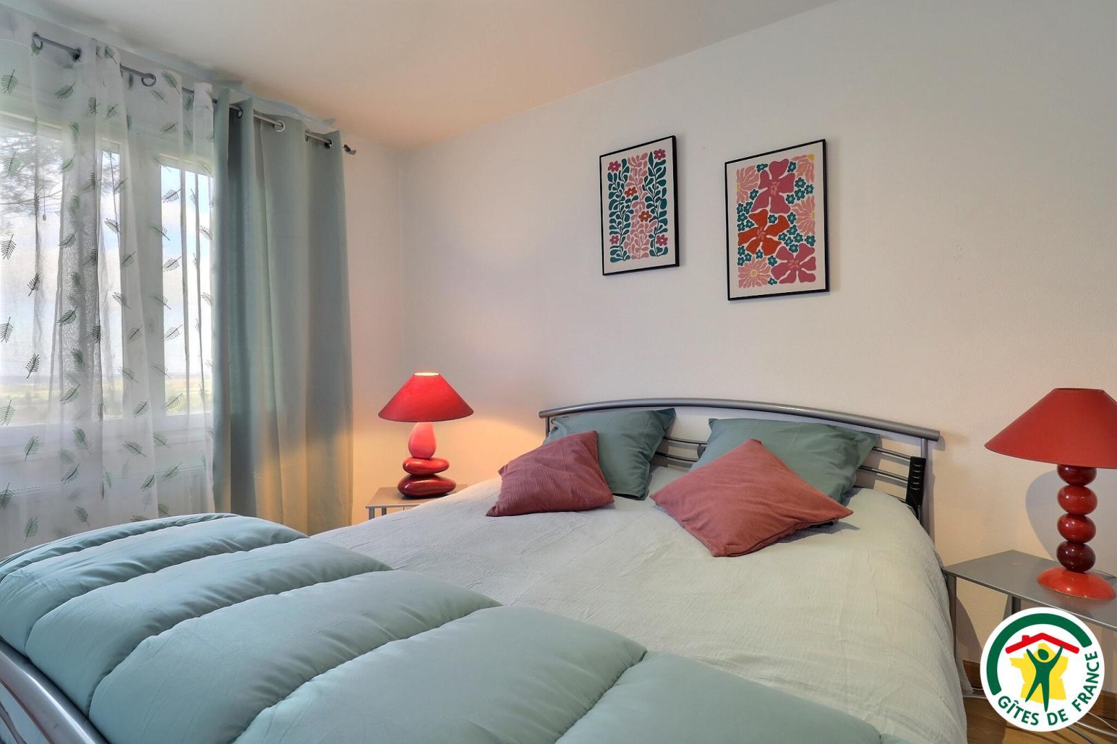 Chambre avec un lit double (1x160x200)