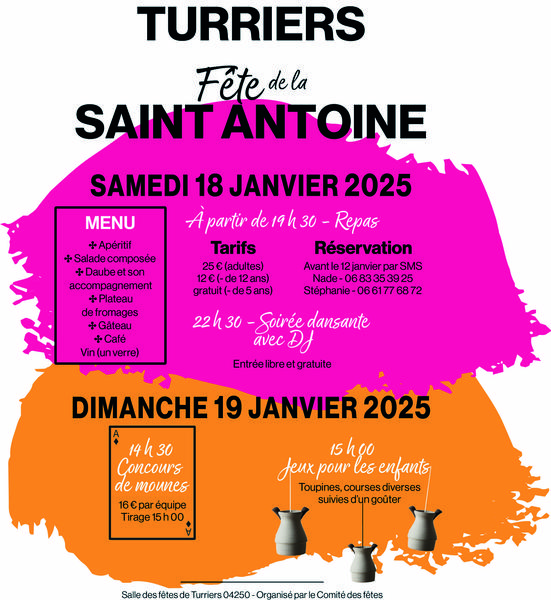 Fête de la Saint-Antoine Du 18 au 19 janv 2025