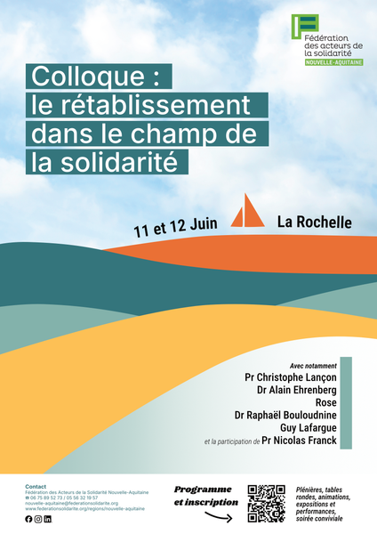 Colloque - Le Rétablissement dans le champs de la solidarité