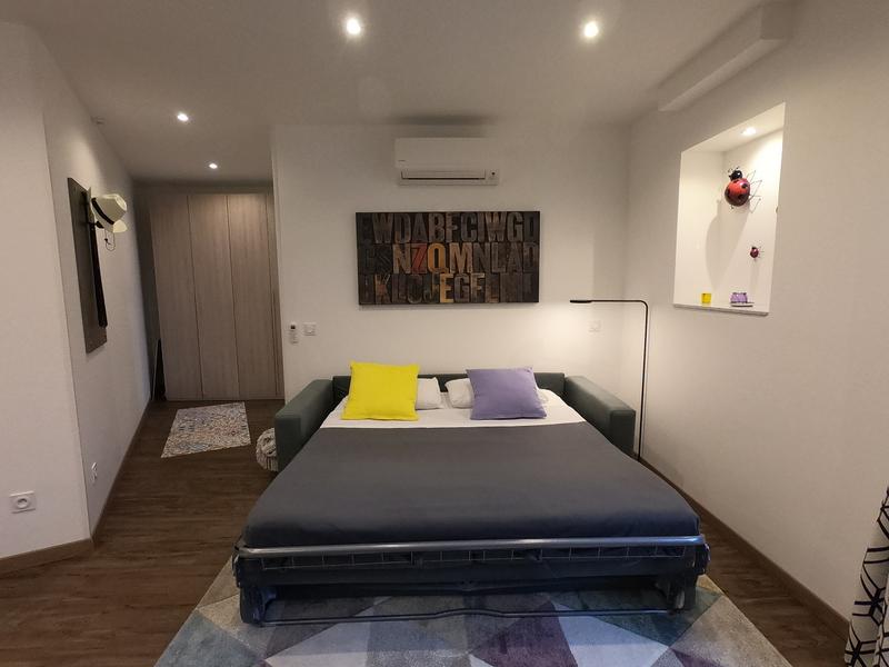 canapé lit  160 cm  grand confort