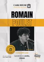 Concert live : Romain Poulet au Cask House_Saint-Chef