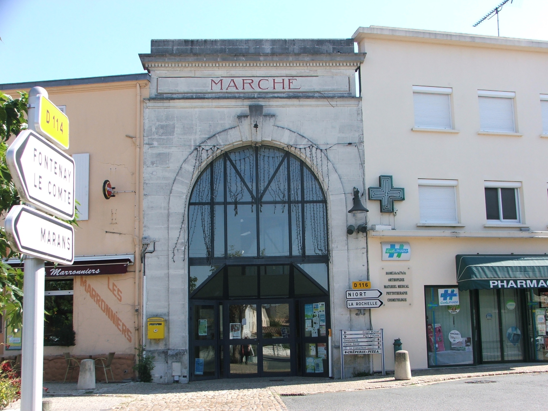 Salle du marché