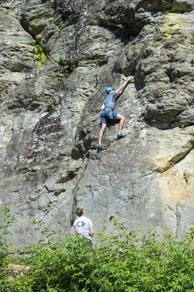Rocher d'escalade de la Duchère
