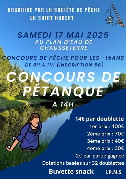 Concours de pêche et concours de pétanque_Chausseterre