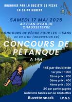 Concours de pêche et concours de pétanque_Chausseterre