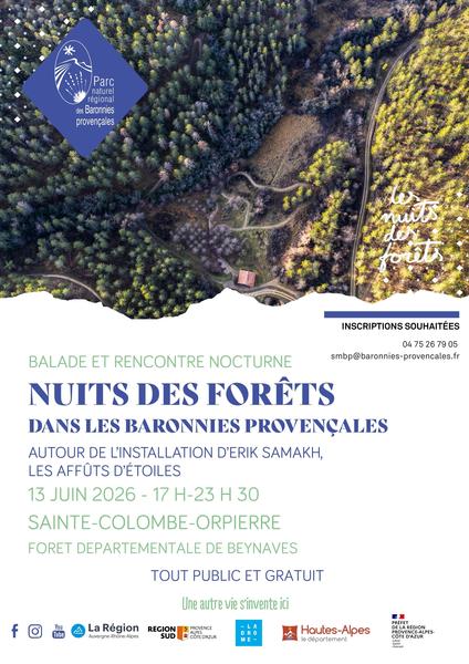 Les Nuits de Forêts : balade et rencontre nocturne à la Forêt de Beynaves
