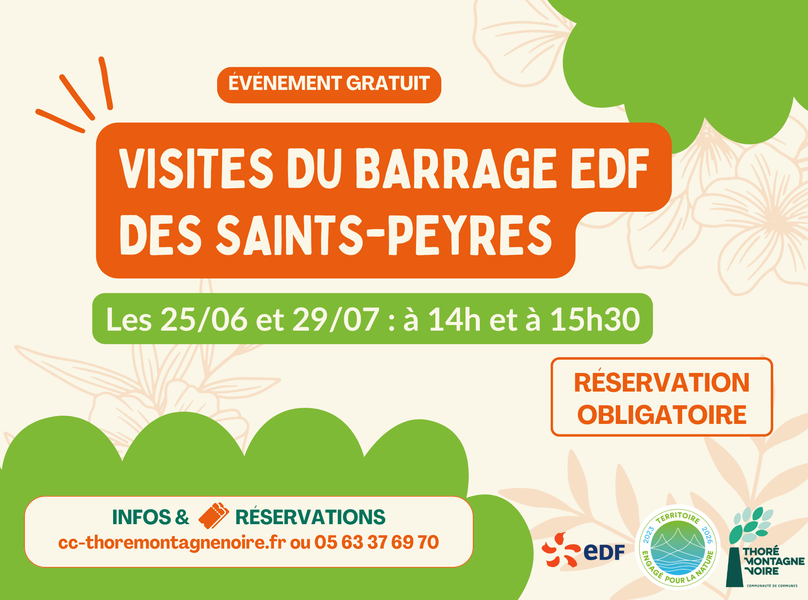 Visite du barrage des Saints-Peyres 