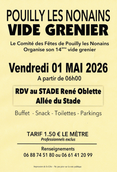 Vide greniers_Pouilly-les-Nonains