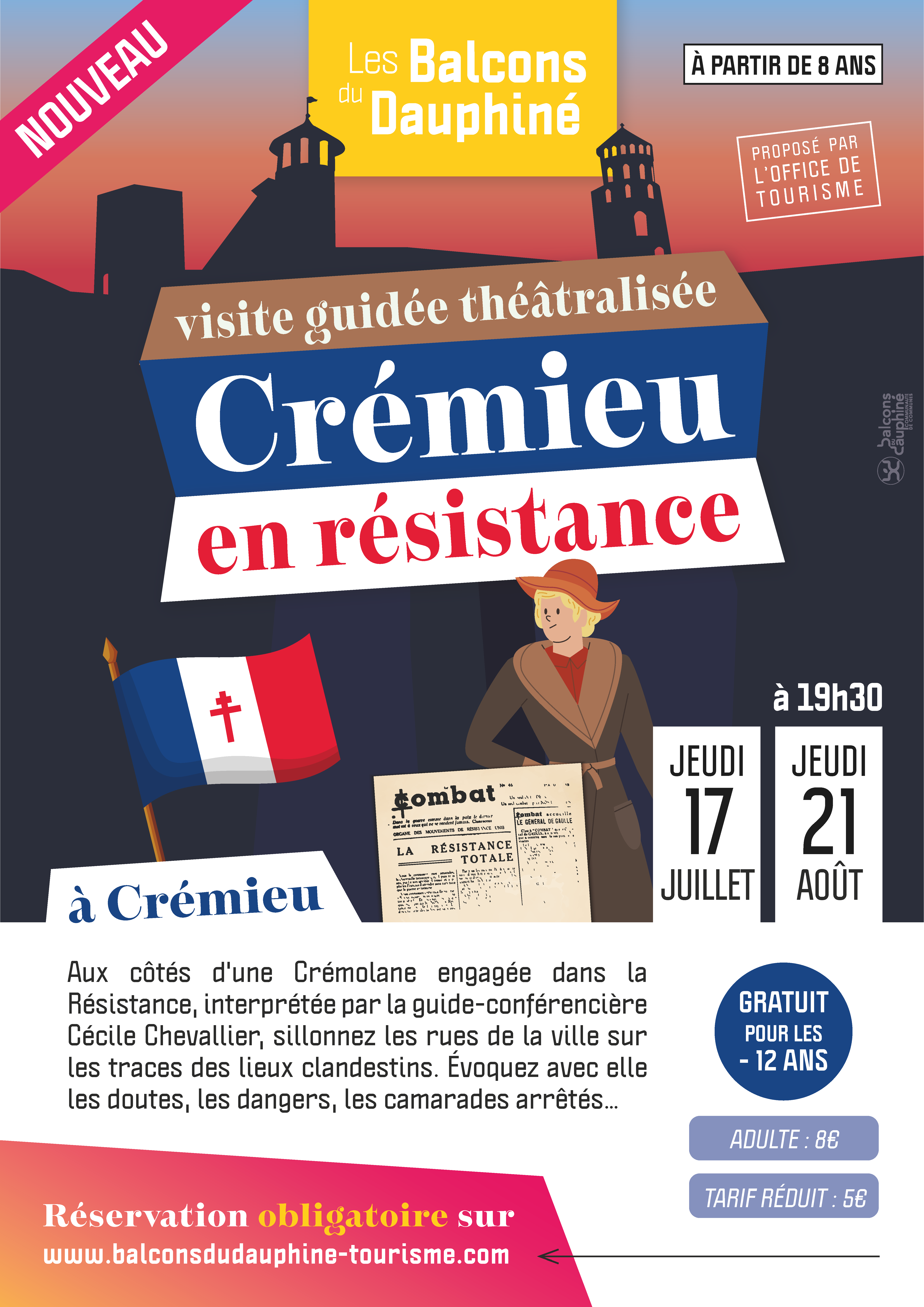 Visite guidée théâtralisée : "Crémieu en Résistance"_Balcons du Dauphiné
