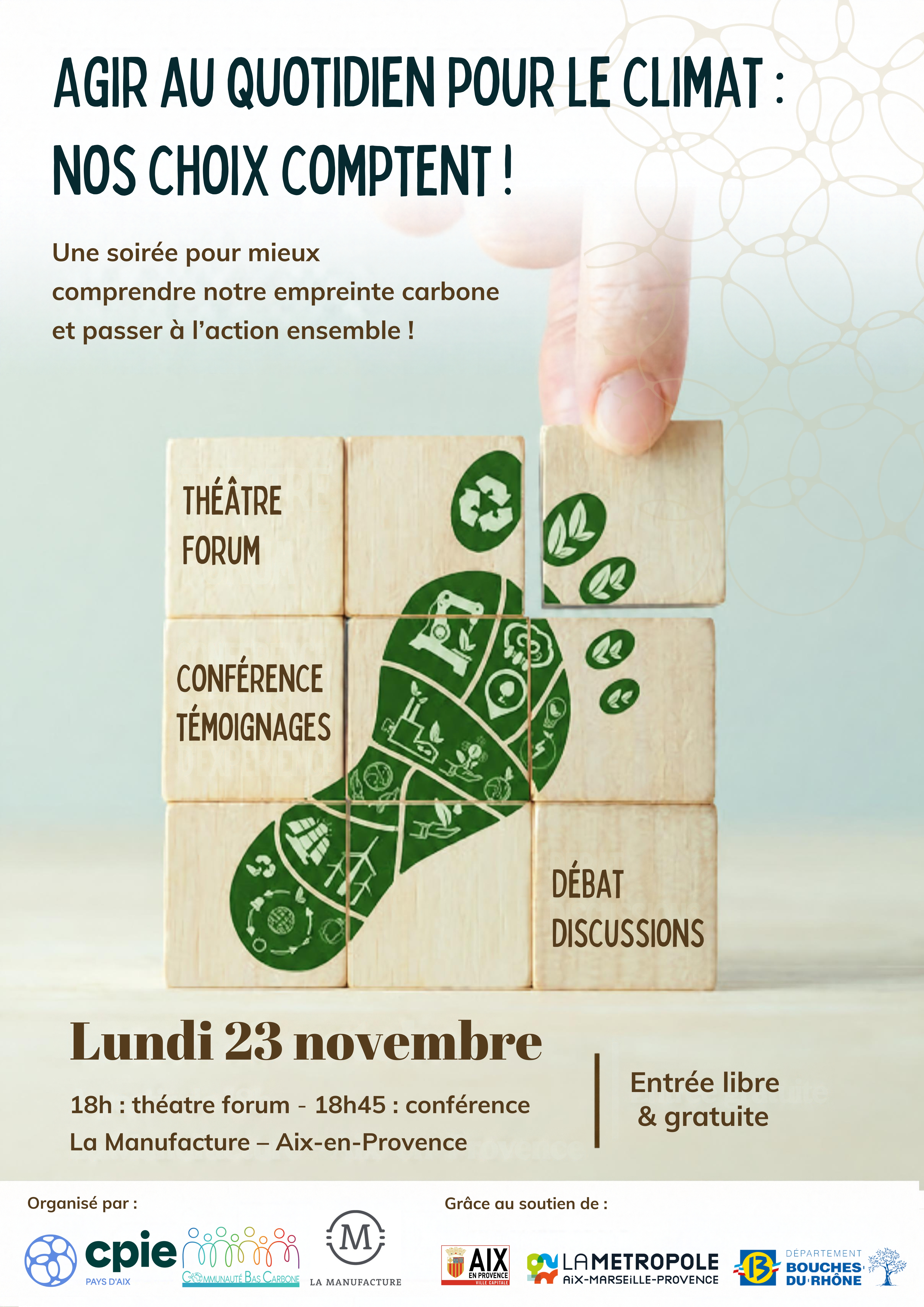 Conférence - Agir au quotidien pour le climat : nos choix comptent!