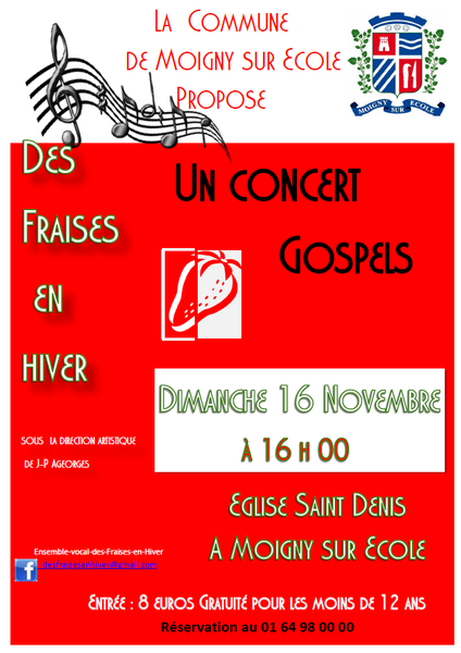 Un concert Gospels – Des Fraises en Hiver