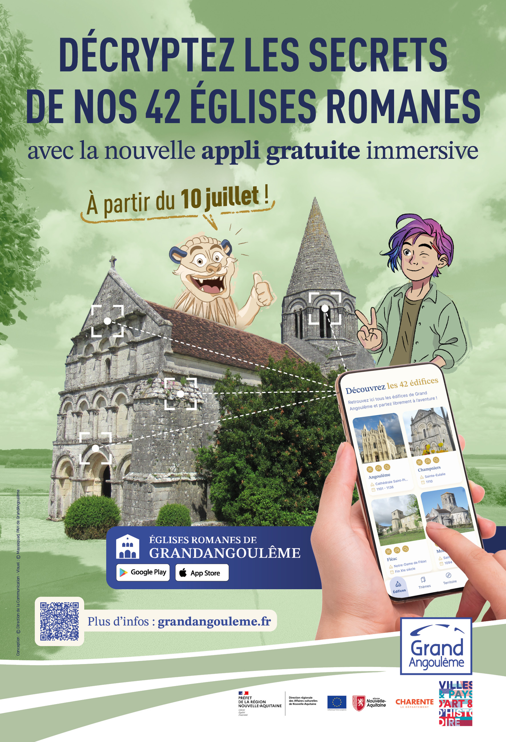 Découverte des églises romanes : Eglise Notre-Dame de Voulgézac