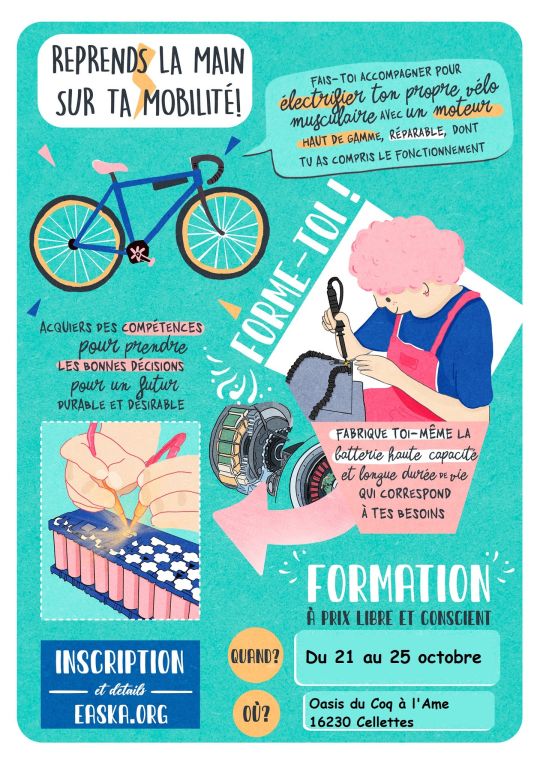 Stage pour électrifier son vélo