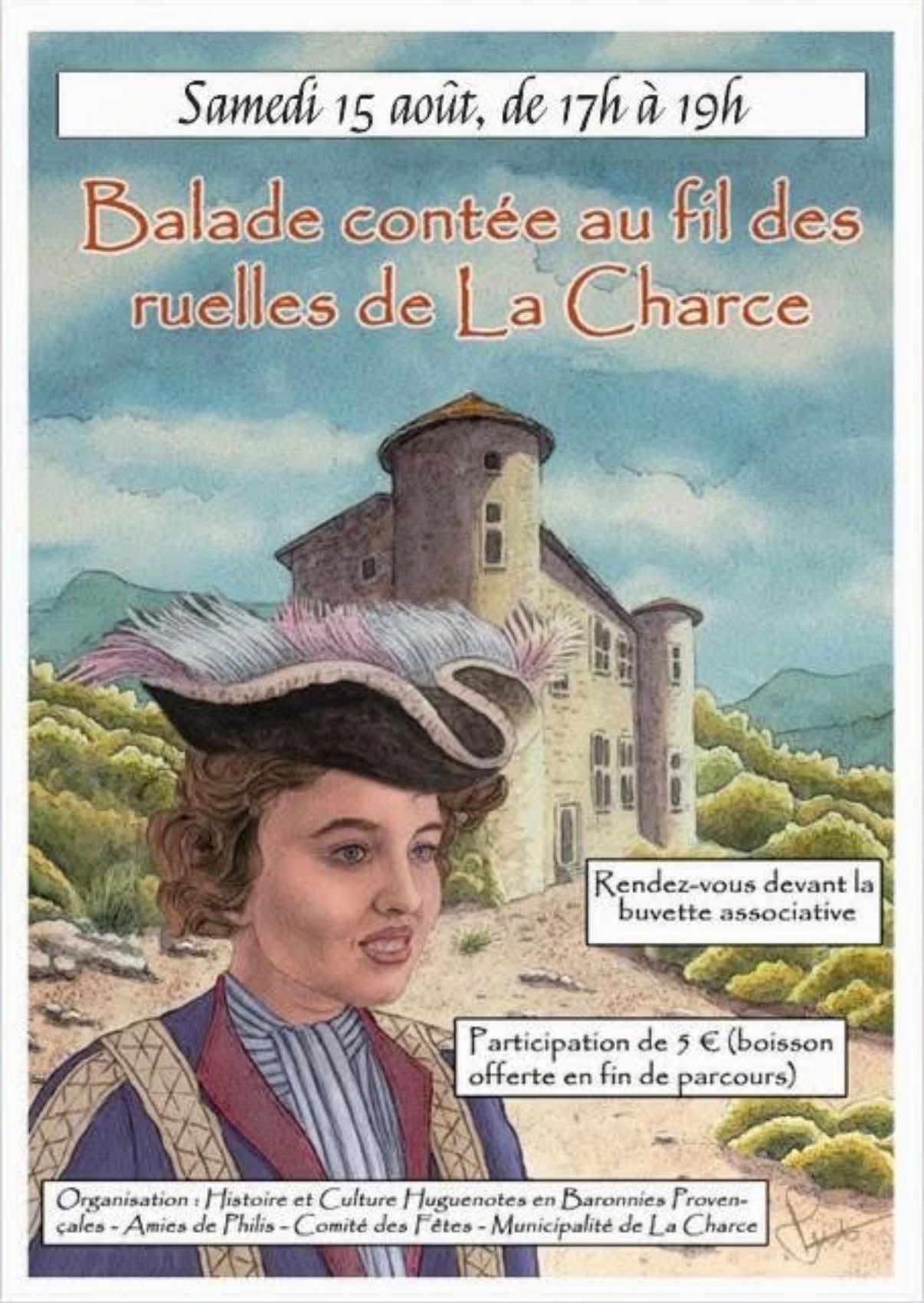 Balade contée au fil des ruelles de la Charce