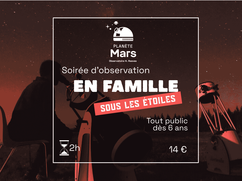 En famille sous les étoiles - Soirée découverte astronomique