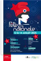 Programme Fête Nationale 12 et 14 juillet