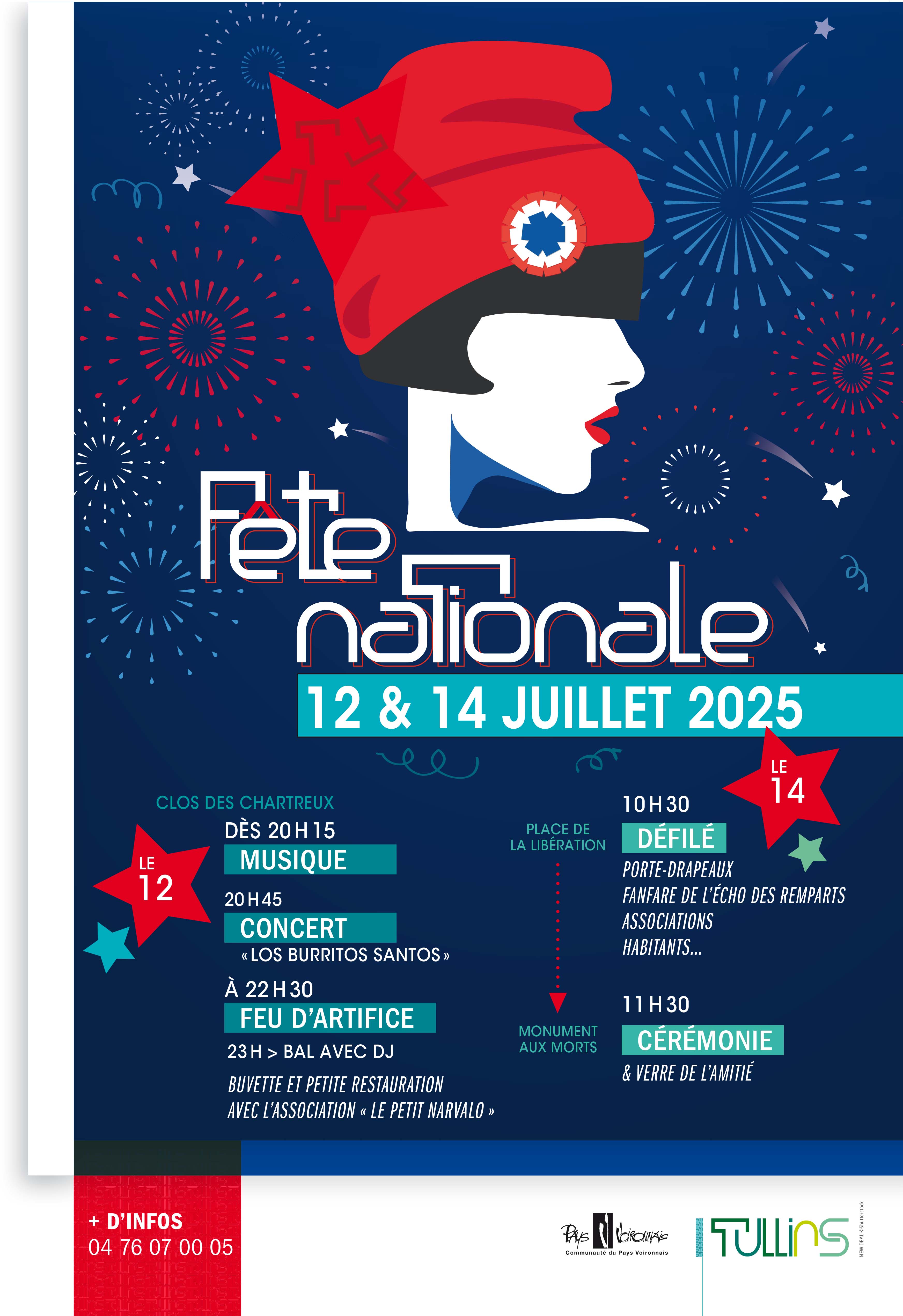 Programme Fête Nationale 12 et 14 juillet