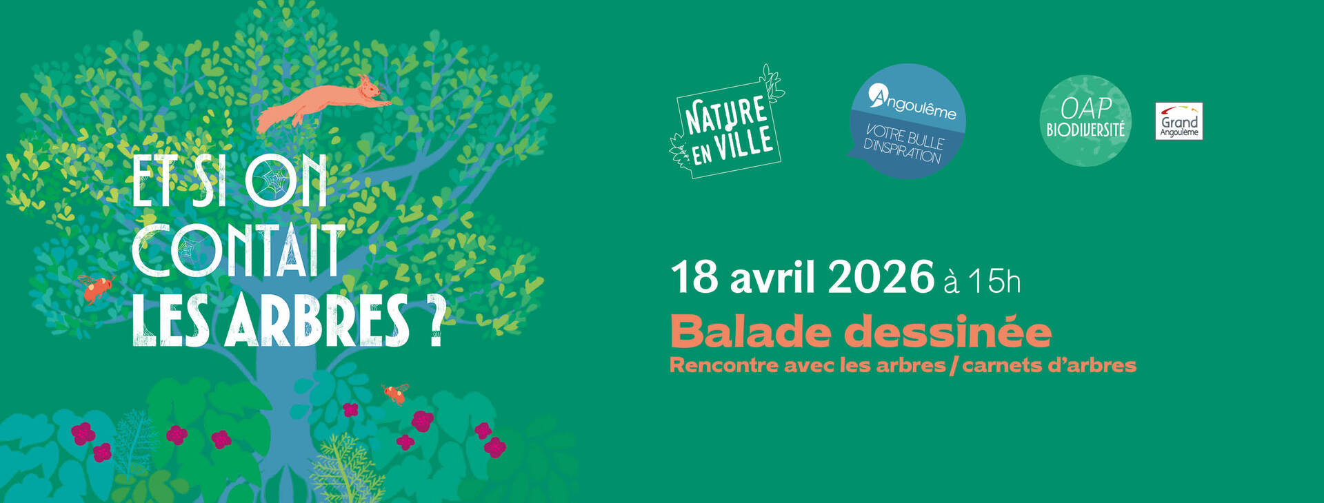 Balade dessinée - Rencontre avec les arbres