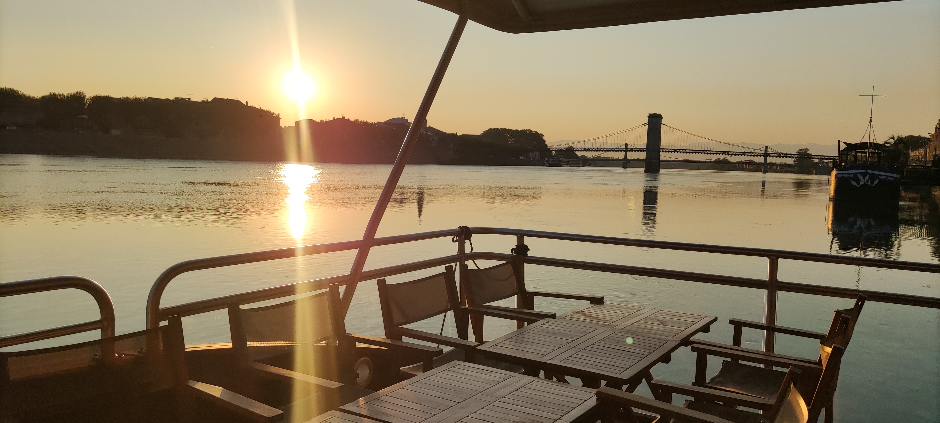 Croisière dîner en accord mets et vins - Les canotiers et L'assemblage_Tain-l'Hermitage