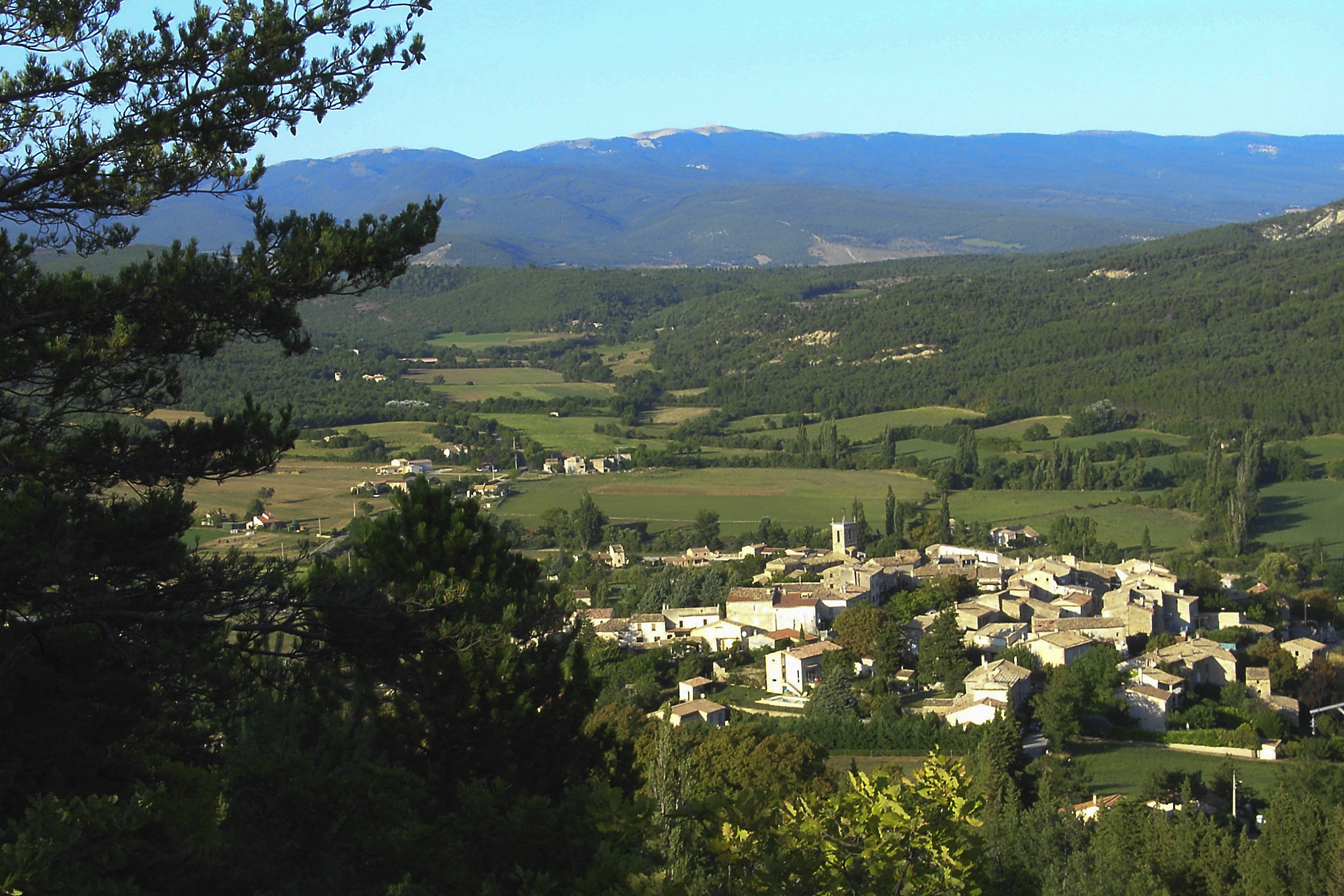 Vue sur le village