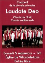 Concert - Laudate Deo_Villard-de-Lans