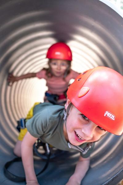 Parcours aventure dans les arbres 