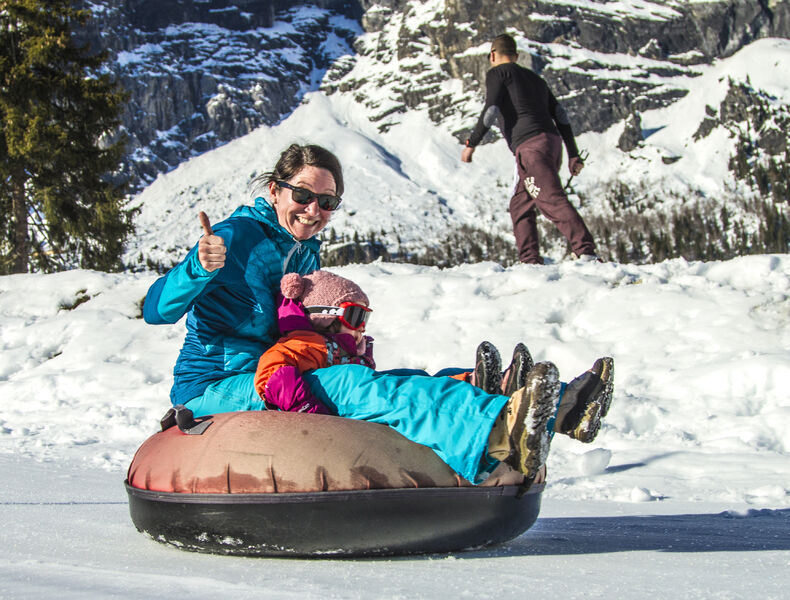 Snowtubing à Passy Plaine Joux