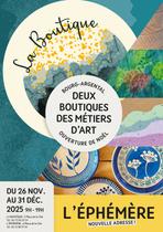 Exposition-vente à la boutique "L'Ephémère"_Bourg-Argental