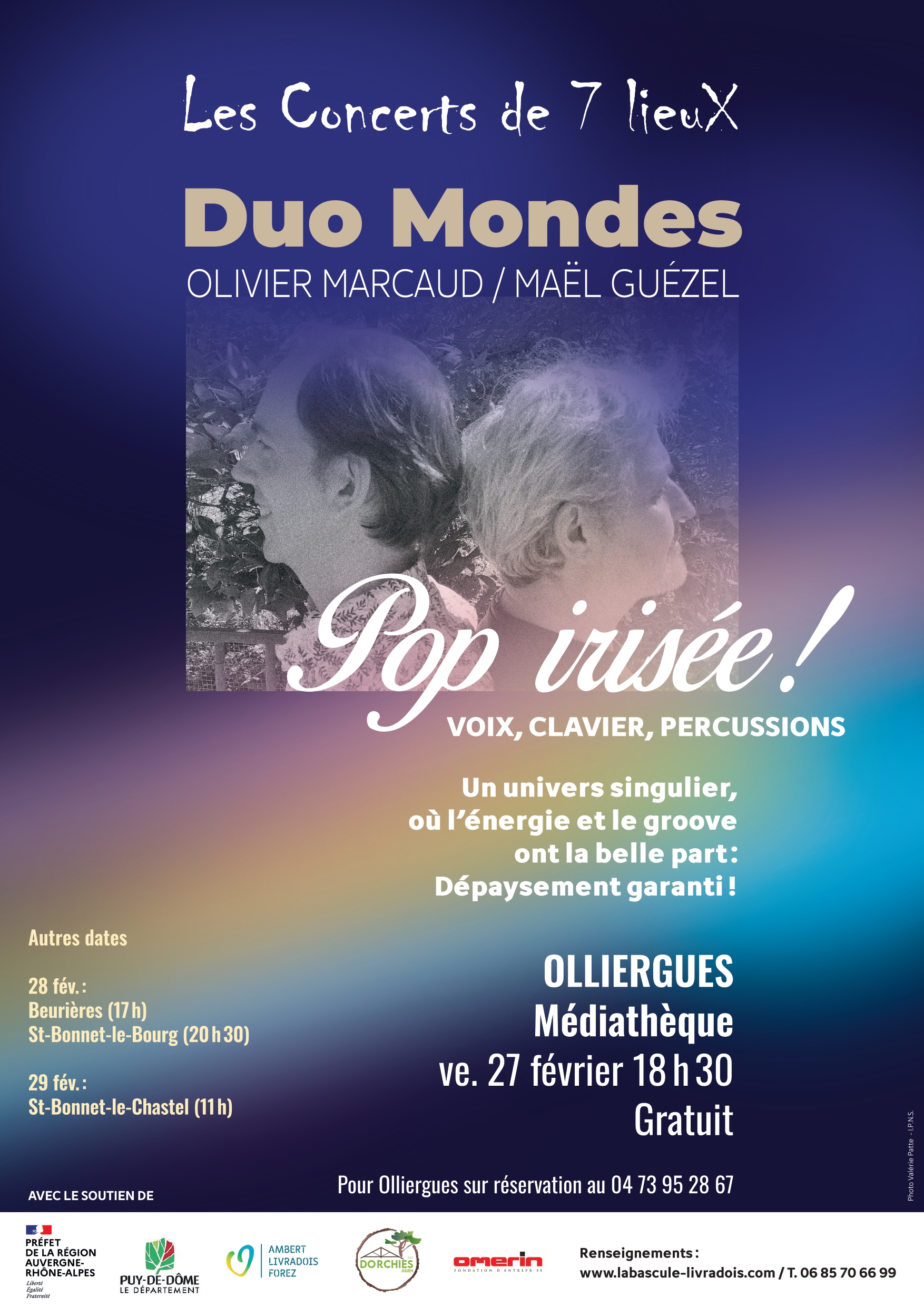 Concert Duo Mondes // Olliergues