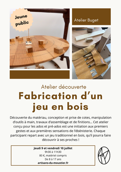 Atelier découverte – Fabrication d’un jeu en bois_Milly-la-Forêt