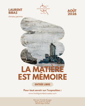 Exposition "la matière est mémoire" Laurent Bibas_Alpe d'Huez