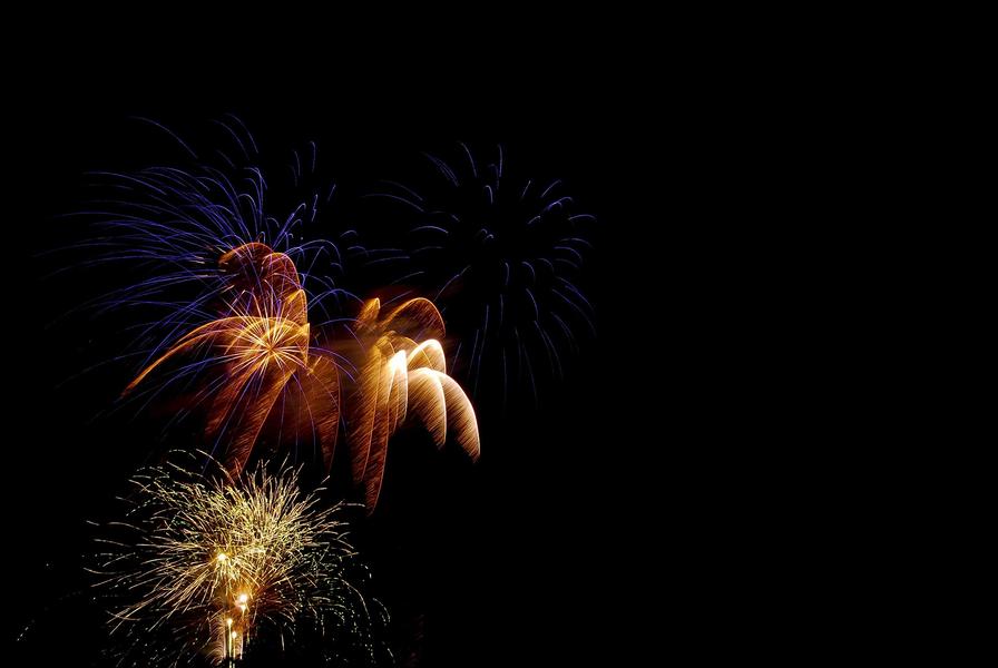 Feu d'artifice de la Sainte Sévère