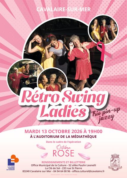 Concert : « Rétro swing ladies » Trio pin-up jazzy_Cavalaire-sur-Mer