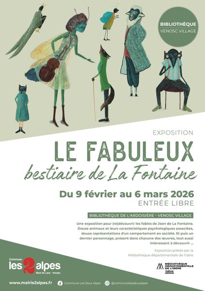 Exposition - Le fabuleux bestiaire de La Fontaine_Venosc