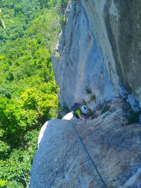 Escalade grande voie