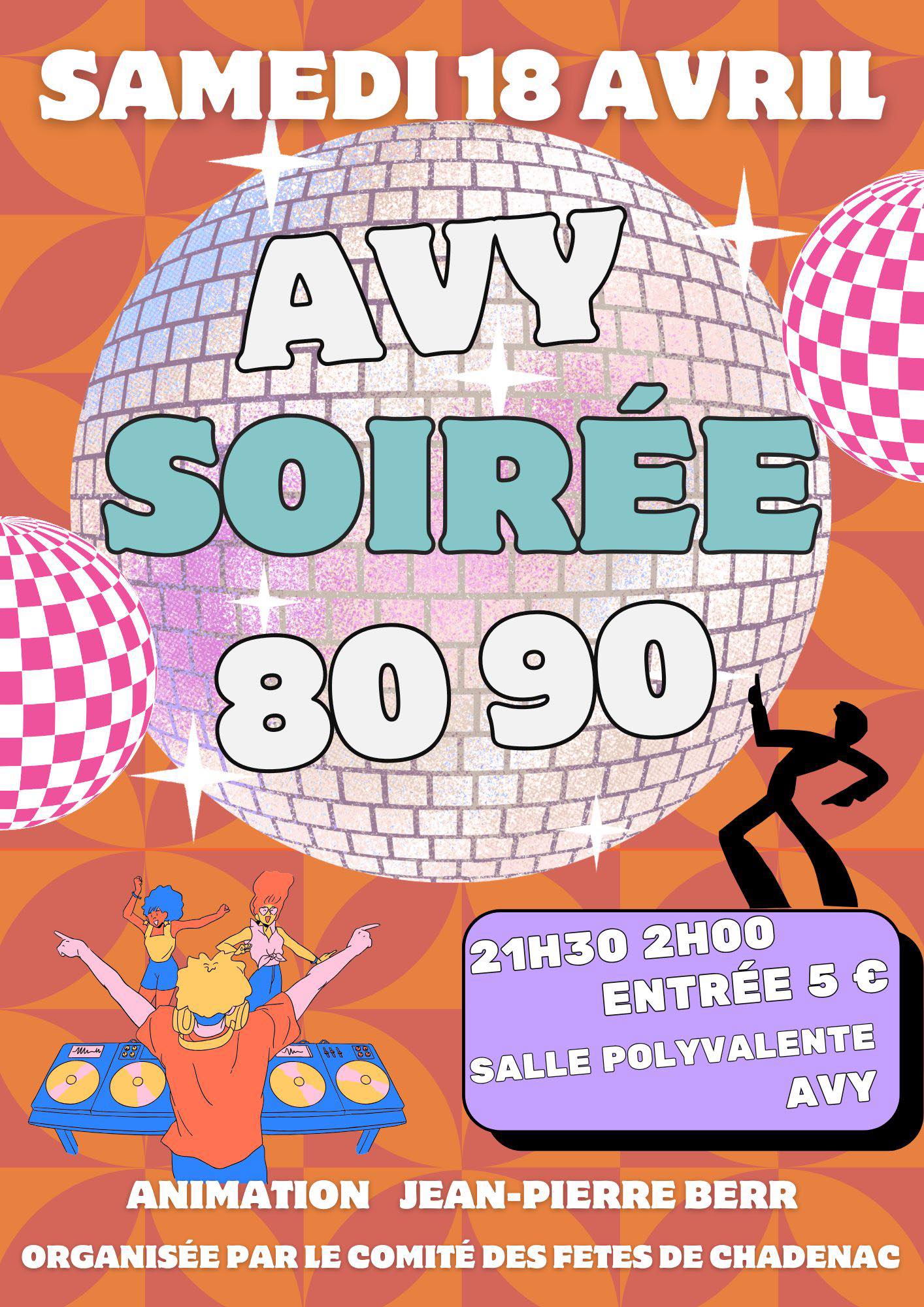 Soirée années 80/90