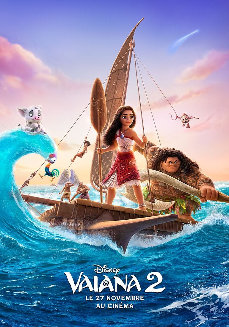 Rendez-vous futés ! : Projection cinéma du film Vaiana 2 | ciné-jeunesse