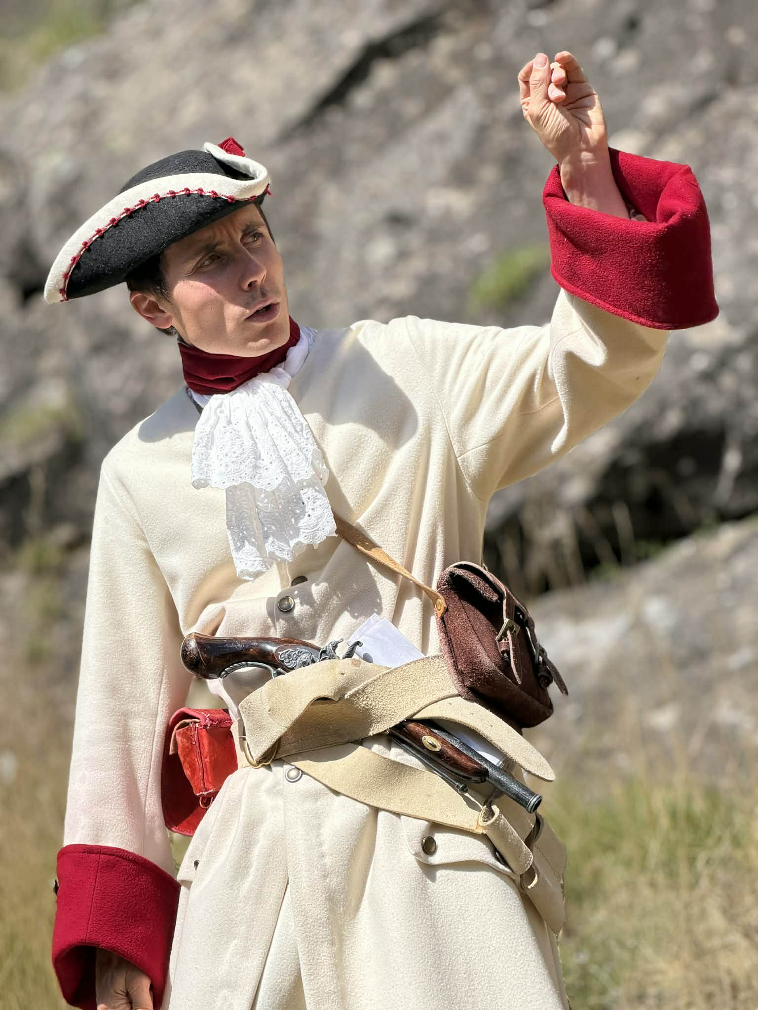 Visite guidée du fort de Savoie avec le capitaine Du Puy